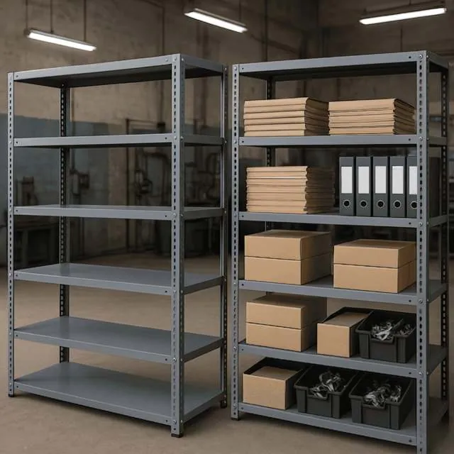 Powder-coated steel deck panel rack – Indian industrial furniture manufacturer